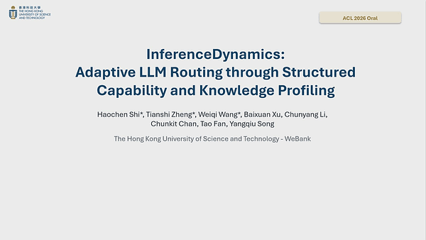InferenceDynamics: Adaptive LLM Routing through Structured Capability and Knowledge Profiling