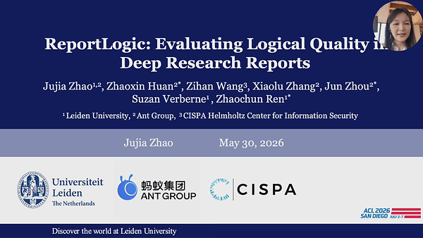 ReportLogic: Evaluating Logical Quality in Deep Research Reports