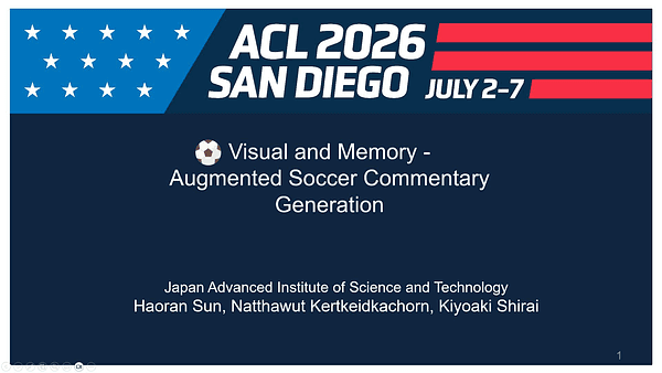Visual and Memory–Augmented Soccer Commentary Generation