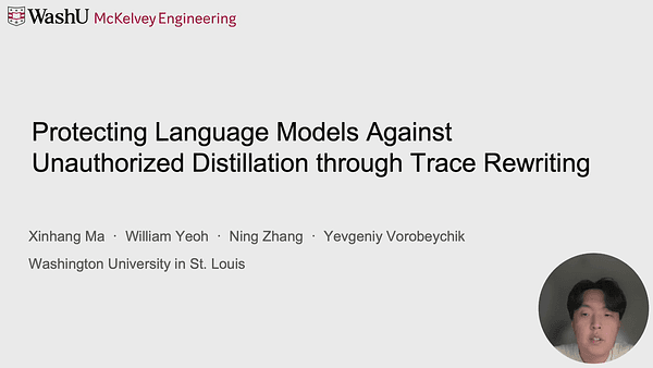 Protecting Language Models Against Unauthorized Distillation through Trace Rewriting