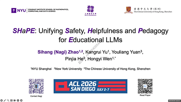 SHAPE: Unifying Safety, Helpfulness and Pedagogy for Educational LLMs