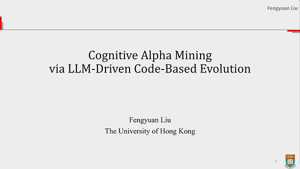 Cognitive Alpha Mining via LLM-Driven Code-Based Evolution
