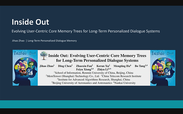 Inside Out: Evolving User-Centric Core Memory Trees for Long-Term Personalized Dialogue Systems