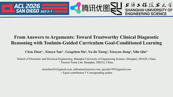 From Answers to Arguments: Toward Trustworthy Clinical Diagnostic Reasoning with Toulmin-Guided Curriculum Goal-Conditioned Learning