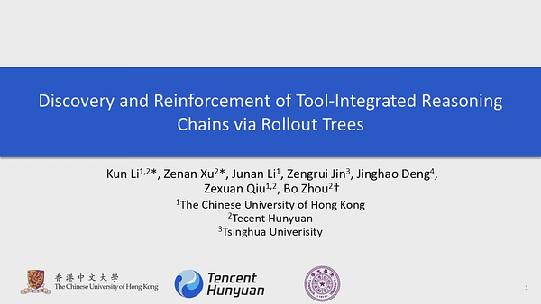 Discovery and Reinforcement of Tool-Integrated Reasoning Chains via Rollout Trees