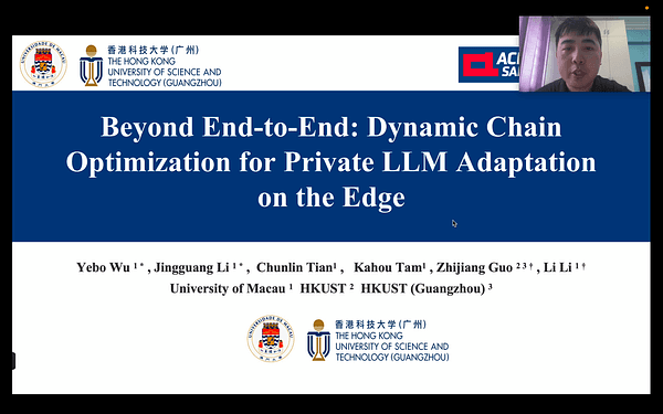 Beyond End-to-End: Dynamic Chain Optimization for Private LLM Adaptation on the Edge