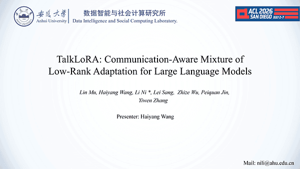 TalkLoRA: Communication-Aware Mixture of Low-Rank Adaptation for Large Language Models