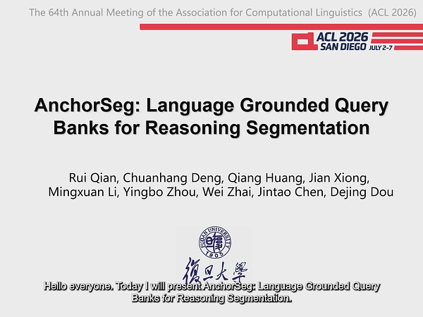 AnchorSeg: Language Grounded Query Banks for Reasoning Segmentation