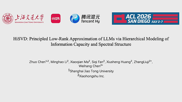 HiSVD: Principled Low-Rank Approximation of LLMs via Hierarchical Modeling of Information Capacity and Spectral Structure