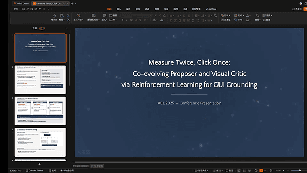 Measure Twice, Click Once: Co-evolving Proposer and Visual Critic via Reinforcement Learning for GUI Grounding
