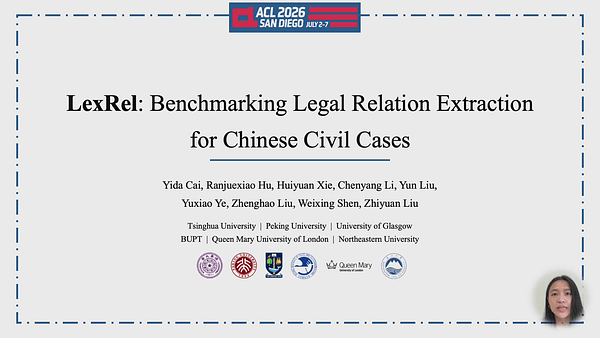 LexRel: Benchmarking Legal Relation Extraction for Chinese Civil Cases