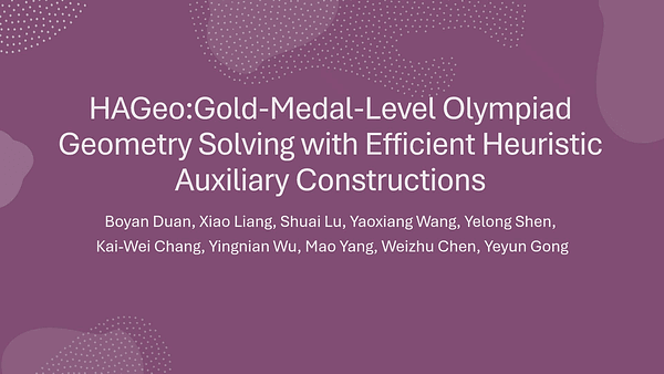 Gold-Medal-Level Olympiad Geometry Solving with Efficient Heuristic Auxiliary Constructions