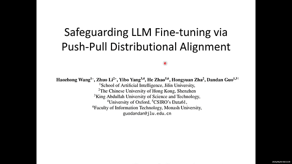 Safeguarding LLM Fine-tuning via Push-Pull Distributional Alignment