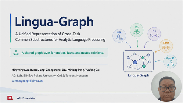 Lingua-Graph: A Unified Representation of Cross-Task Common Substructures for Analytic Language Processing