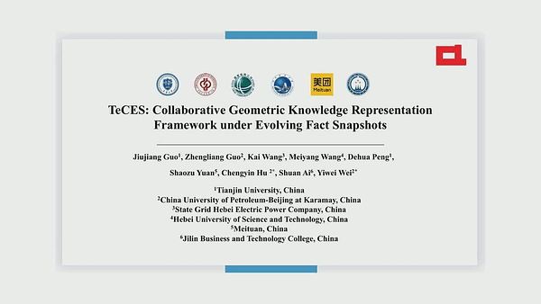TeCES: Collaborative Geometric Knowledge Representation Framework under Evolving Fact Snapshots