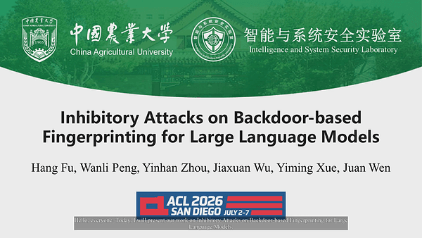Inhibitory Attacks on Backdoor-based Fingerprinting for Large Language Models