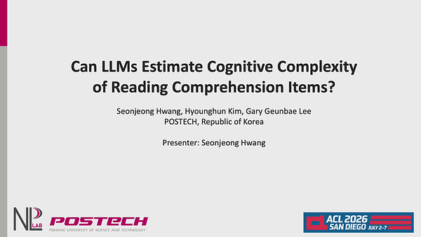 Can LLMs Estimate Cognitive Complexity of Reading Comprehension Items?