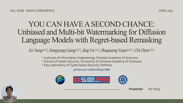 You Can Have a Second Chance: Unbiased and Multi-bit Watermarking for Diffusion Language Models with Regret-based Remasking