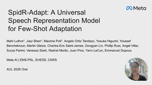 SpidR-Adapt: A Universal Speech Representation Model for Few-Shot Adaptation