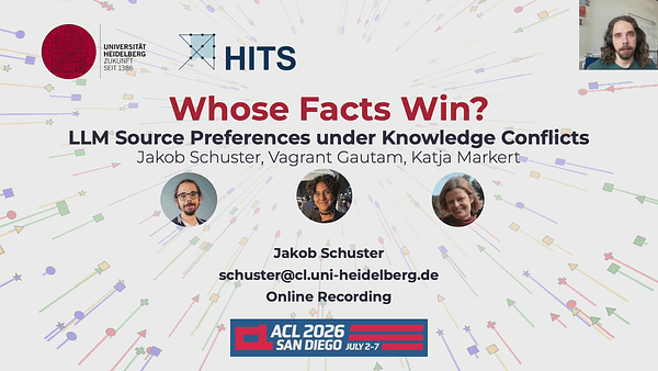 Whose Facts Win? LLM Source Preferences under Knowledge Conflicts