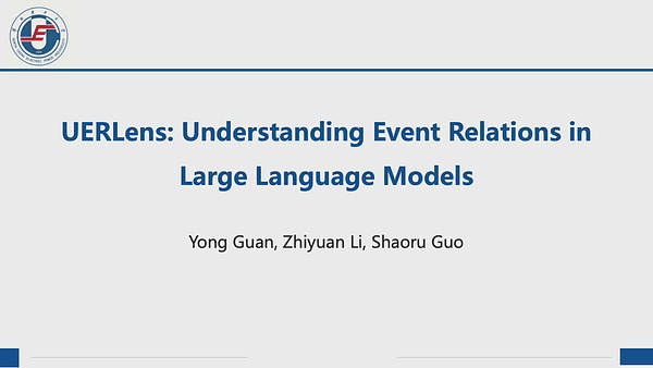 UERLens: Understanding Event Relations in Large Language Models