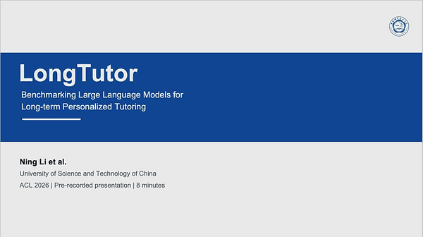 LongTutor: Benchmarking Large Language Models for Long-term Personalized Tutoring
