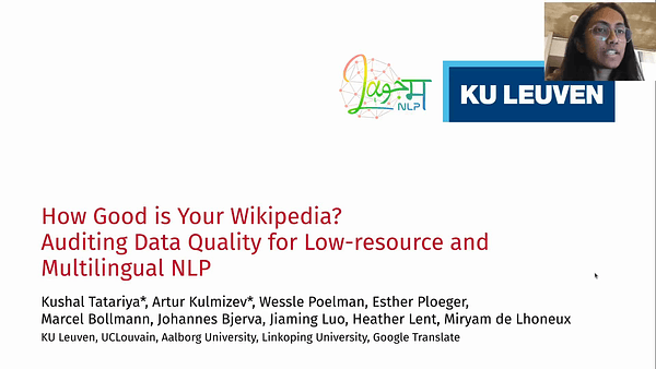 How Good is Your Wikipedia? Auditing Data Quality for Low-resource and Multilingual NLP