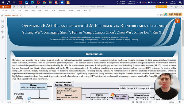 Optimizing RAG Rerankers with LLM Feedback via Reinforcement Learning