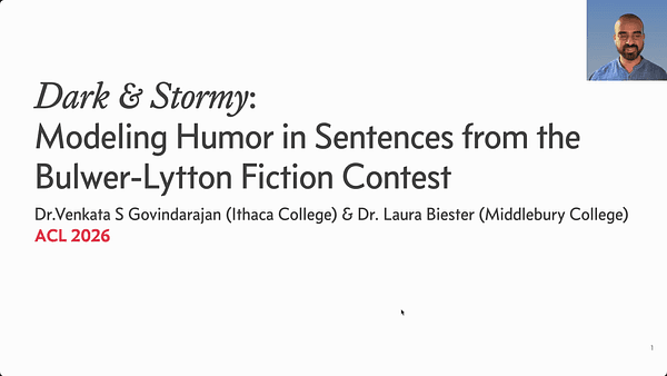 Dark & Stormy: Modeling Humor in Sentences from the Bulwer-Lytton Fiction Contest