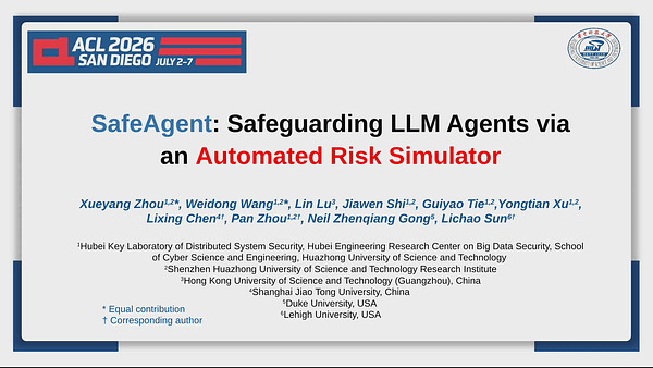 SafeAgent: Safeguarding LLM Agents via an Automated Risk Simulator