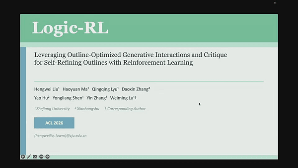 Leveraging Outline-Optimized Generative Interactions and Critique for Self-Refining Outlines with Reinforcement Learning