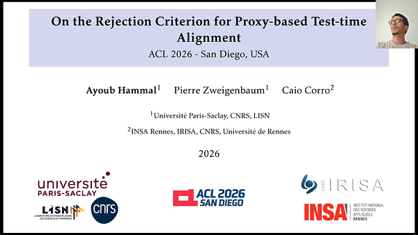 On the Rejection Criterion for Proxy-based Test-time Alignment