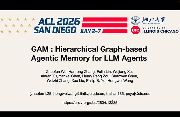 GAM: Hierarchical Graph-based Agentic Memory for LLM Agents