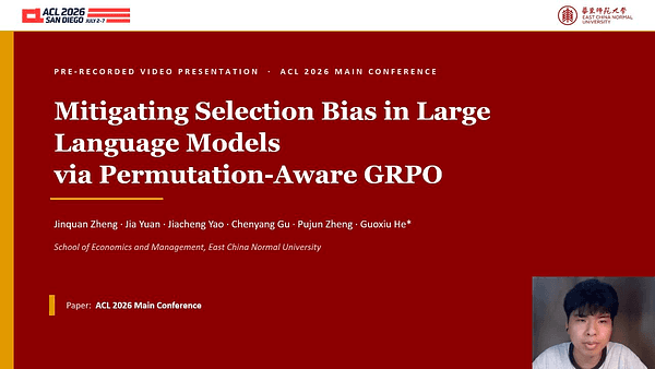 Mitigating Selection Bias in Large Language Models via Permutation-Aware GRPO