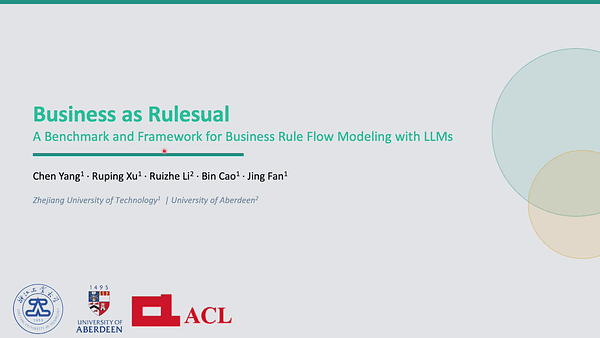 Business as Rulesual: A Benchmark and Framework for Business Rule Flow Modeling with LLMs