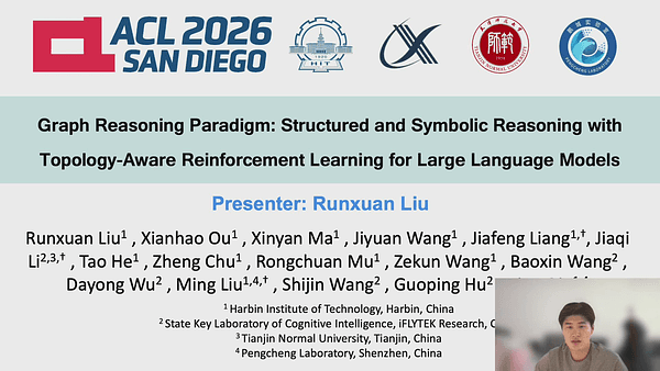 Graph Reasoning Paradigm: Structured and Symbolic Reasoning with Topology-Aware Reinforcement Learning for Large Language Models