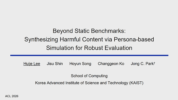 Beyond Static Benchmarks: Synthesizing Harmful Content via Persona-based Simulation for Robust Evaluation