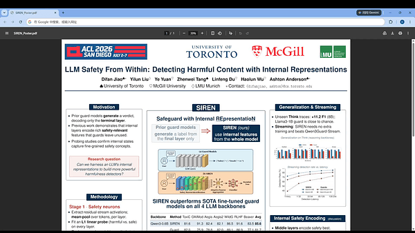LLM Safety From Within: Detecting Harmful Content with Internal Representations
