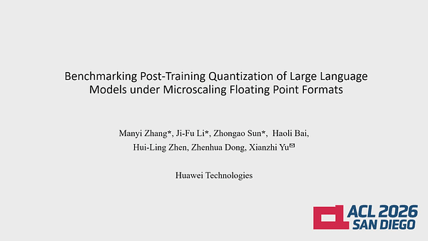 Benchmarking Post-Training Quantization of Large Language Models under Microscaling Floating Point Formats