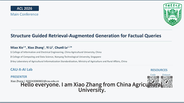 Structure Guided Retrieval-Augmented Generation for Factual Queries