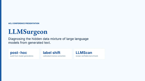 LLMSurgeon: Diagnosing Data Mixture of Large Language Models