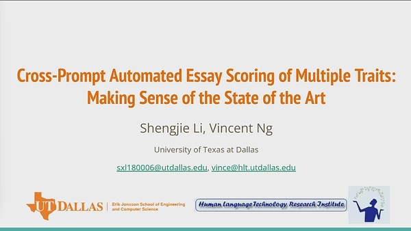 Cross-Prompt Automated Essay Scoring of Multiple Traits: Making Sense of the State of the Art