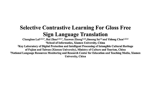 Selective Contrastive Learning For Gloss Free Sign Language Translation