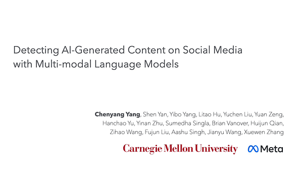 Detecting AI-Generated Content on Social Media with Multi-modal Language Models