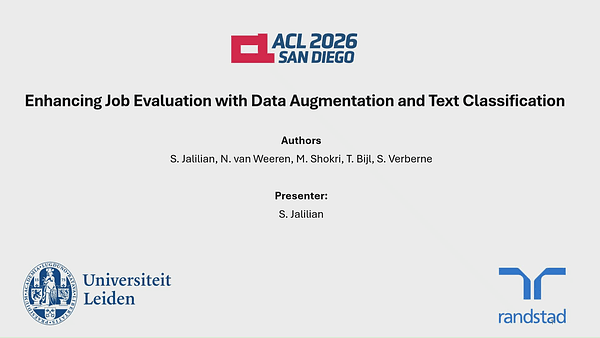 Enhancing Job Evaluation with Data Augmentation and Text Classification