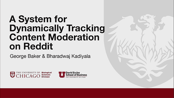 A System for Dynamically Tracking Content Moderation on Reddit
