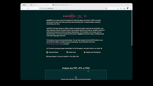 The olmOCR Project: Building Fully Open OCR using VLMs