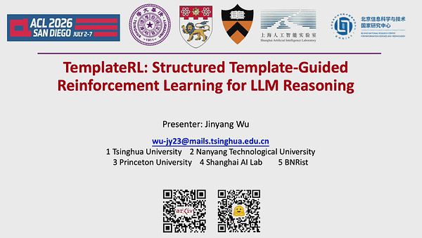 TemplateRL: Structured Template-Guided Reinforcement Learning for LLM Reasoning