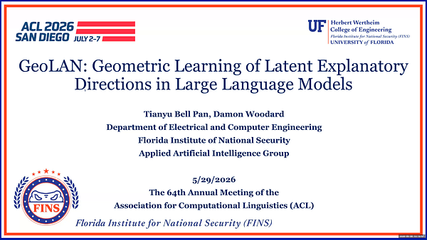 GeoLAN: Geometric Learning of Latent Explanatory Directions in Large Language Models