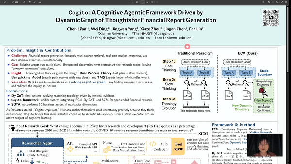 Cogito: A Cognitive Agentic Framework Driven by Dynamic Graph of Thoughts for Financial Report Generation